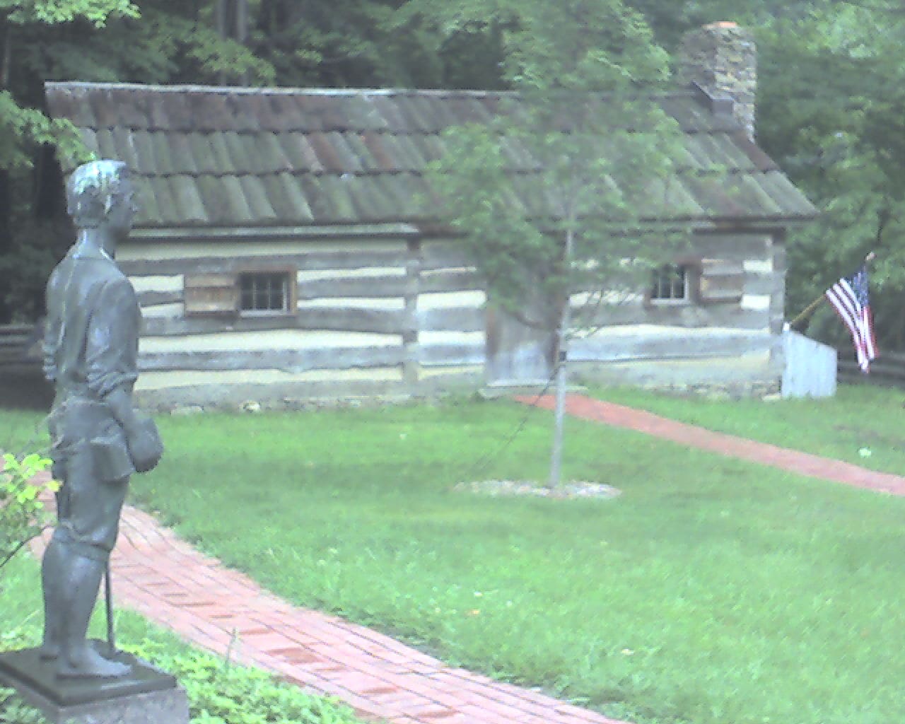Moreland Hills Garfield Cabin Replica cabin of James A. Garfield's Birthplace in Moreland Hills, OH